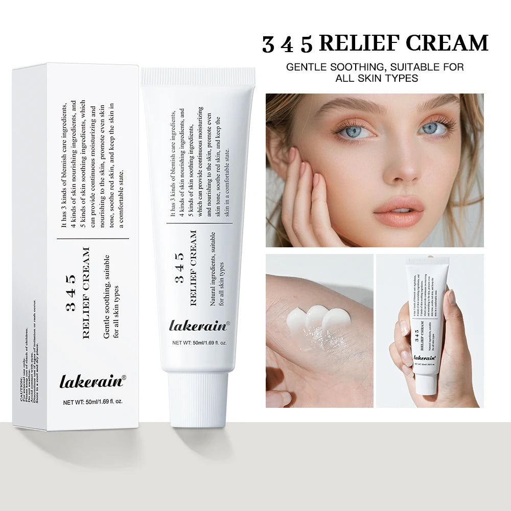 345 Relief Cream – Brightening, Anti-Acne Marks, Anti-Oxidant & Moisturizing Skincare