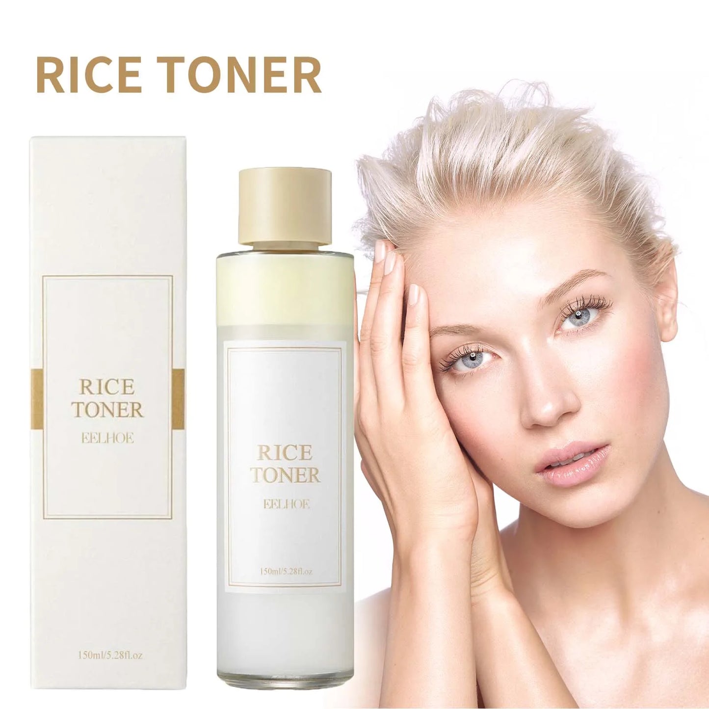 150ml Rice Facial Toner – Moisturizing, Firming & Soothing with Niacinamide | Skin Barrier Repair & Brightening Care
