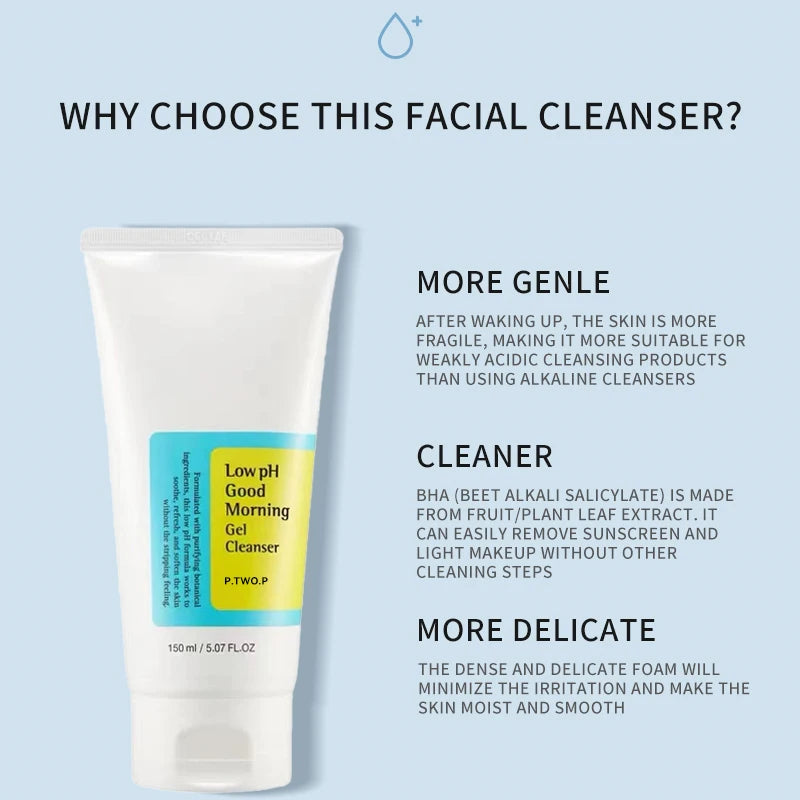 PTWOP Low pH Cleanser – Gentle Foam for Oil Control & Glow (150ml)