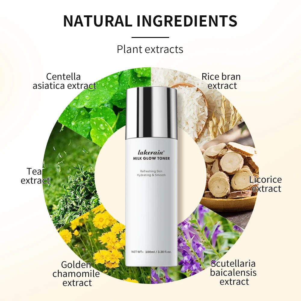 Milk Glow Toner 100ML – Brightening & Deep Moisturizing | Revives Dry, Tired Skin & Locks in Hydration