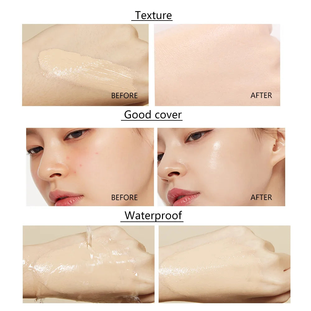 Natural Liquid Foundation – Lightweight, Flaw-Concealing & Non-Cakey Finish
