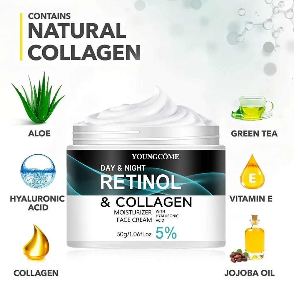 YOUNGCOME Retinol & Collagen Moisturizing Cream – Firming, Brightening & Nourishing